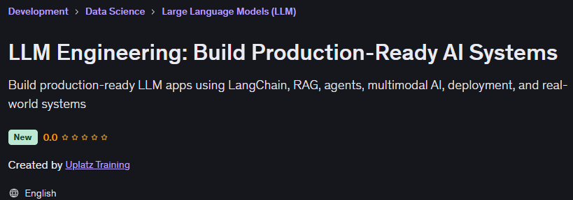 LLM Engineering Build Production-Ready AI Systems