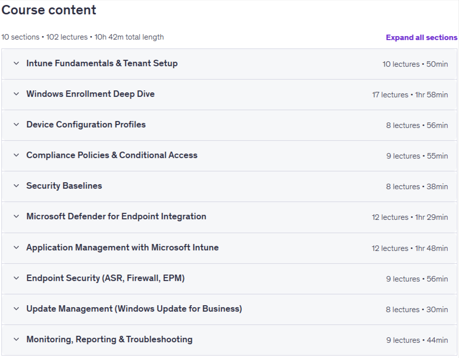 Microsoft Intune Zero-to-Hero with Real Enterprise Labs Content