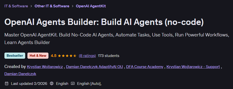 OpenAI Agents Builder: Build AI Agents (no-code)