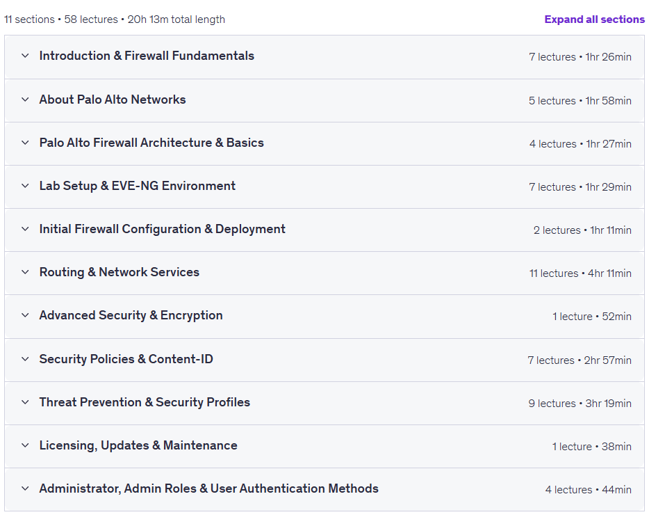 Palo Alto Firewall PAN OS V11 - Zero-To-Hero - Part-1
