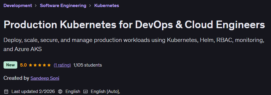 Production Kubernetes for DevOps & Cloud Engineers