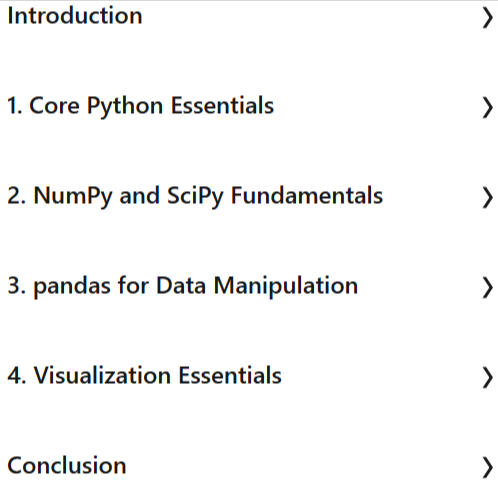 Python Functions for Data Science Content
