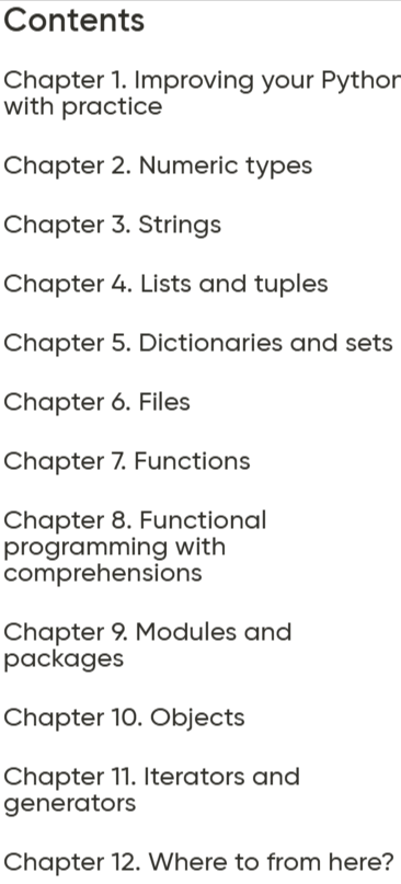 Python Workout Second Edition Video Edition Content