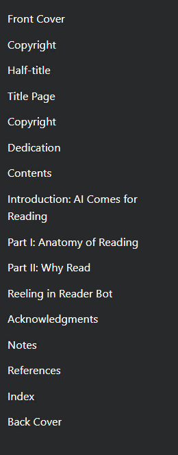 Reader Bot: What Happens When AI Reads and Why It Matters