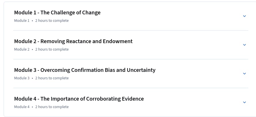 Removing Barriers to Change