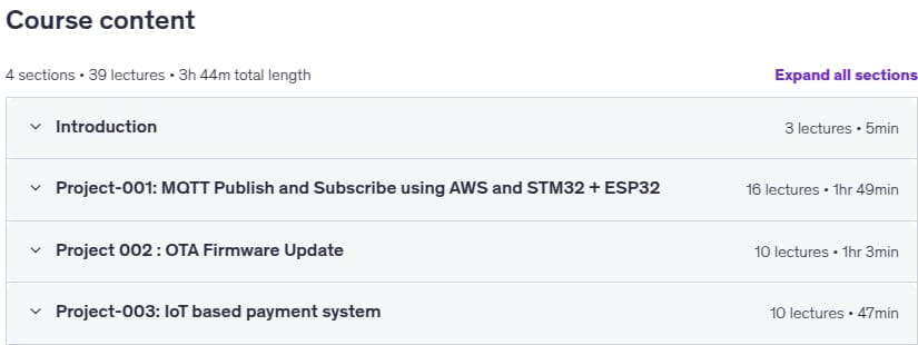 STM32 AWS IoT Core Bootcamp_ MQTT, OTA Updates, ESP32 WIFI