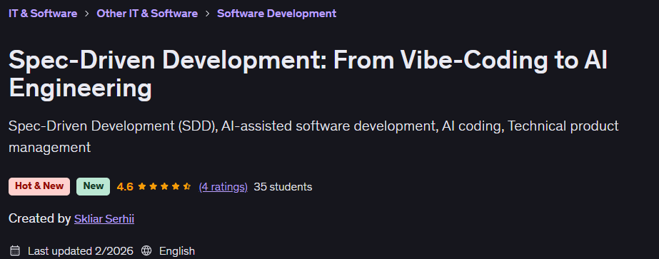 Spec-Driven Development From Vibe-Coding to AI Engineering