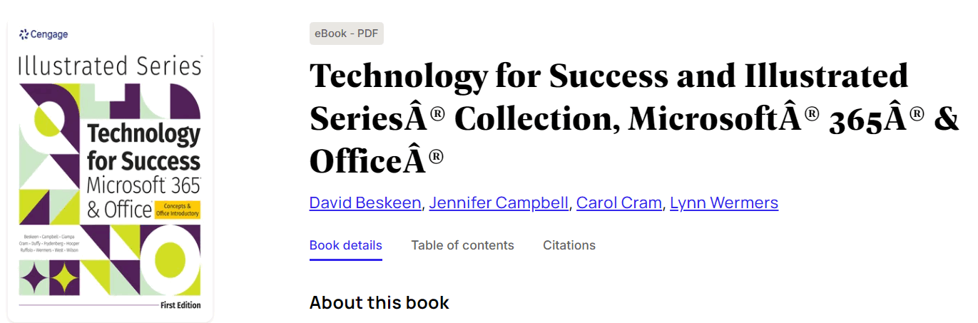 Technology for Success and Illustrated Series Collection Microsoft 365 & Office