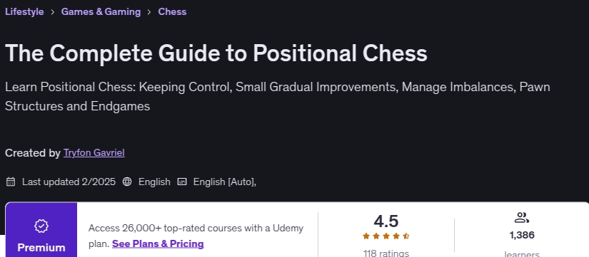 The Complete Guide to Positional Chess