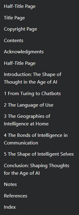 The Shape of Thought: Reasoning in the Age of AI