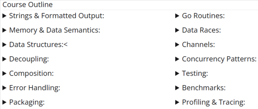 Ultimate Go Language Guide Content