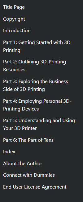 3D Printing For Dummies