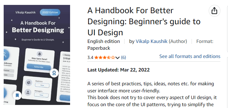 A Handbook For Better Designing