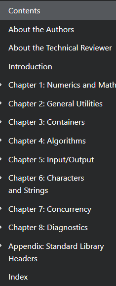 C++17 Standard Library Quick Reference A Pocket Guide to Data Structures Algorithms and Functions