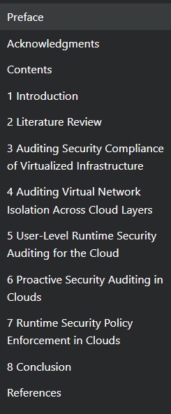 Cloud Security Auditing