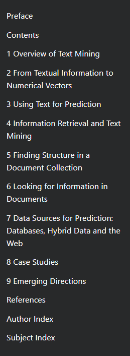Fundamentals of Predictive Text Mining