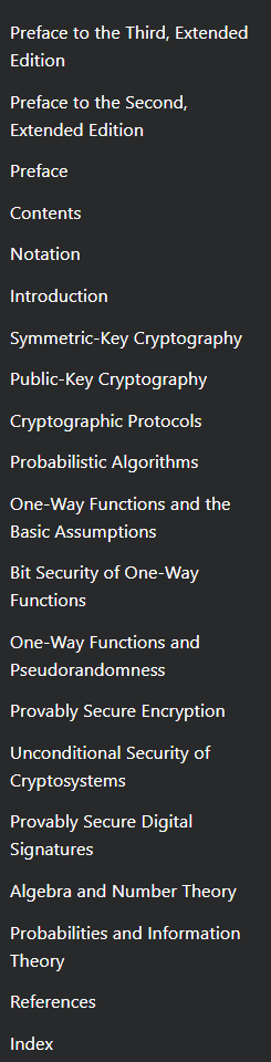 Introduction to Cryptography