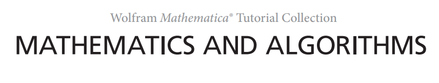 Mathematics And Algorithms