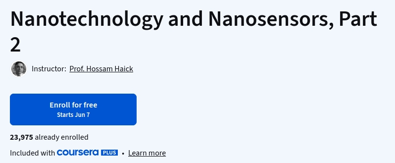 Nanotechnology and Nanosensors, Part 2