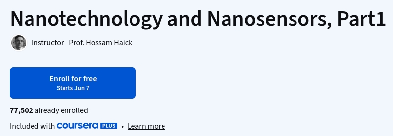 Nanotechnology and Nanosensors, Part1