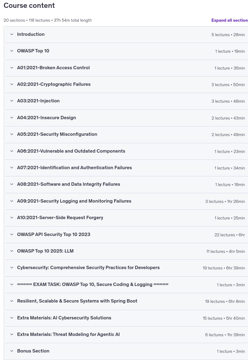 OWASP API Security Top 10 2021_2023_2025 with Java Examples
