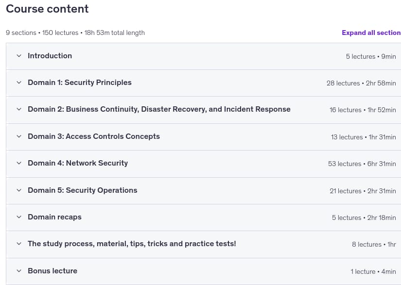 The Complete Certified in Cybersecurity course 2026 UPDATED!