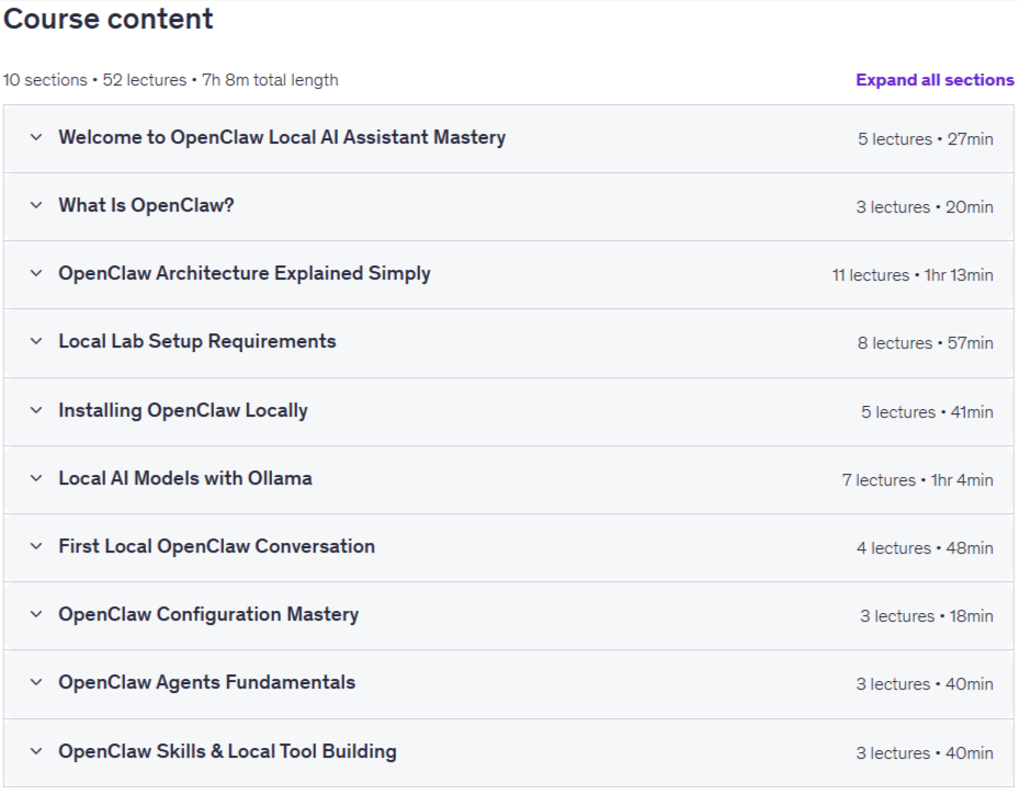 Ultimate OpenClaw Local AI Assistant Mastery Content