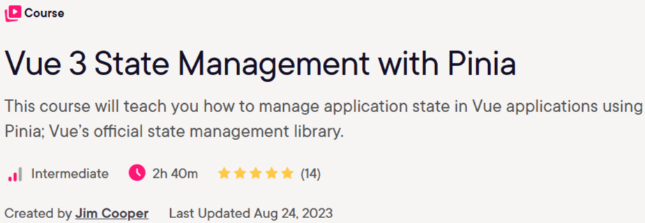Vue 3 State Management with Pinia