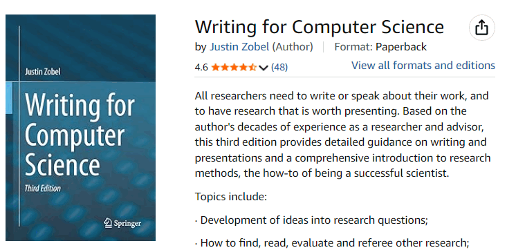 Writing for Computer Science