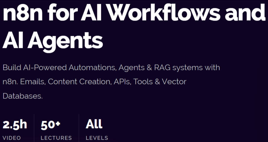 n8n for AI Workflows and AI Agents
