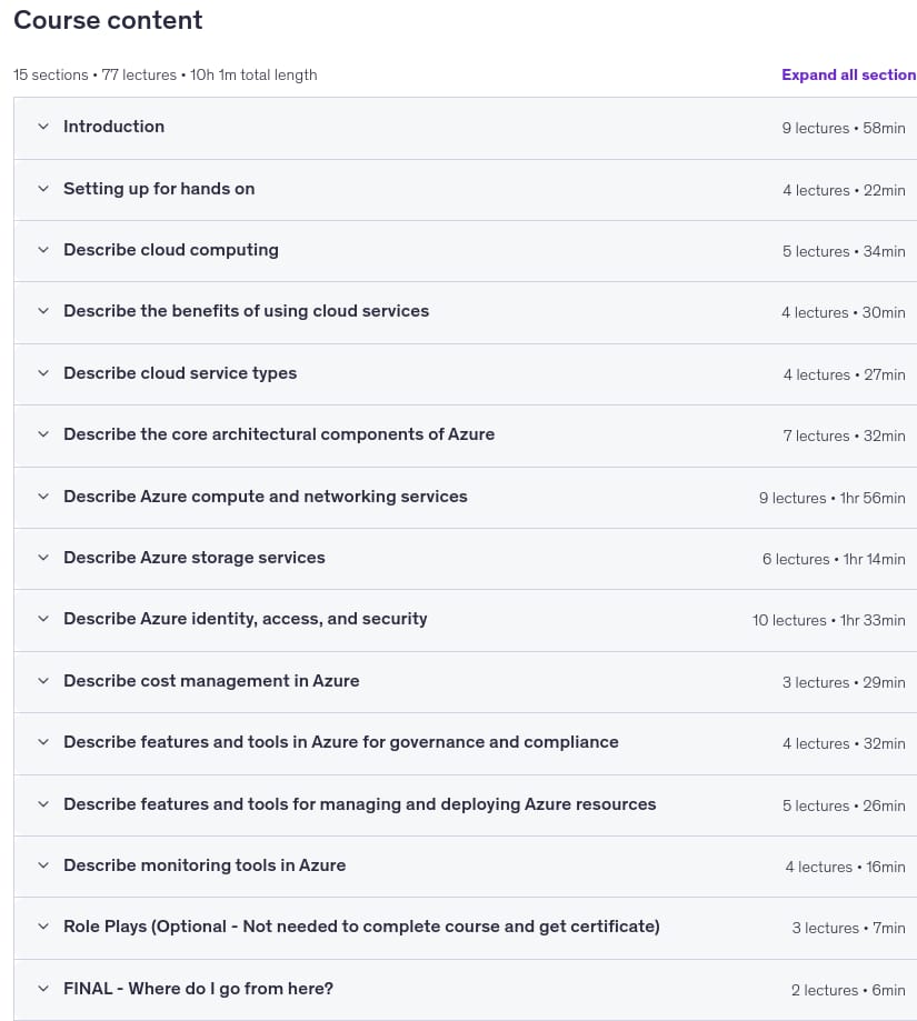 AZ-900 Microsoft Azure Fundamentals with SIMULATIONS