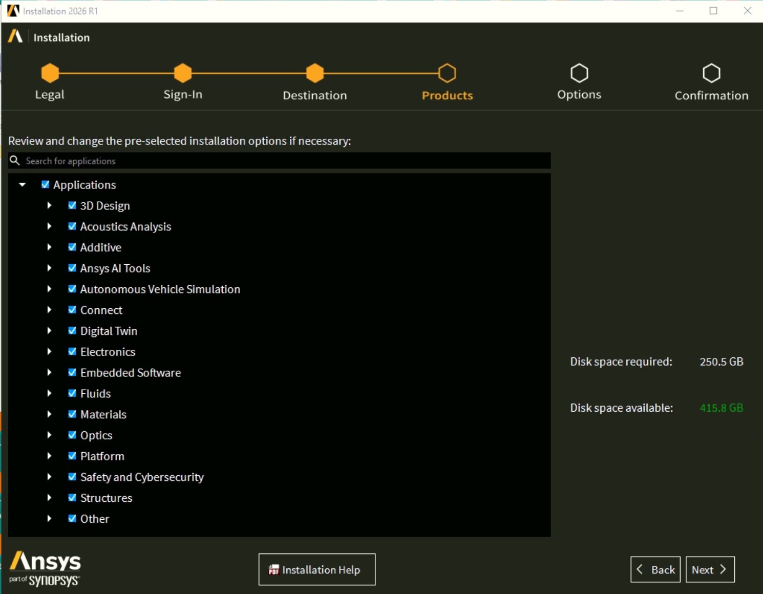 Ansys Products 2026