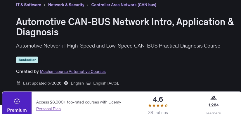 Automotive CAN-BUS Network Intro, Application & Diagnosis