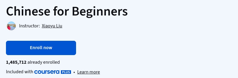 Chinese for Beginners