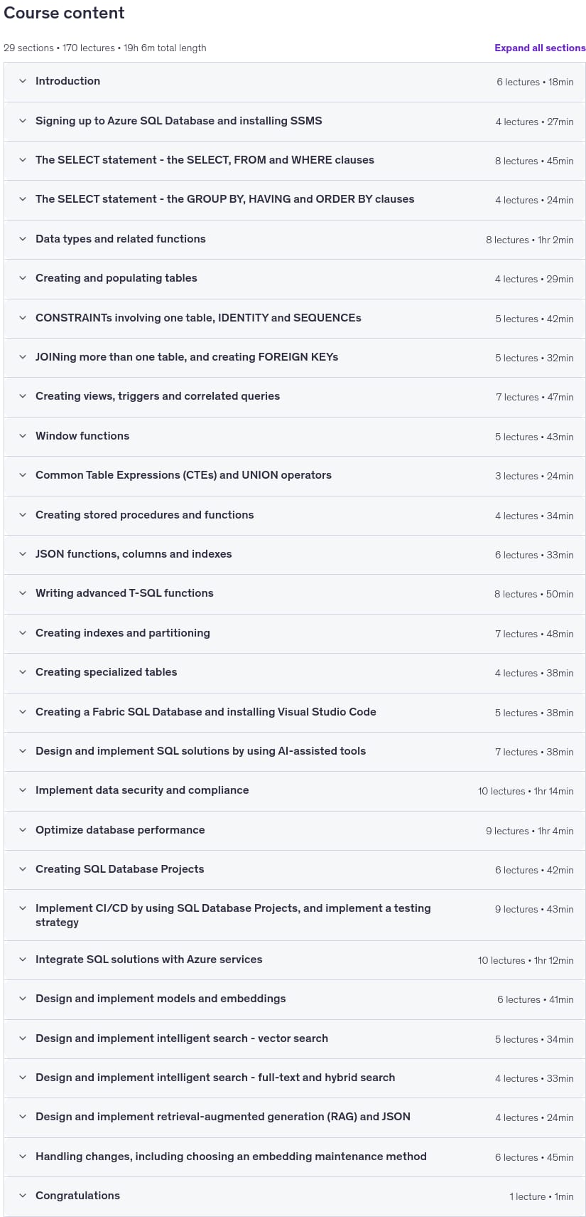 DP-800 exam prep_ Microsoft SQL Server AI Developer