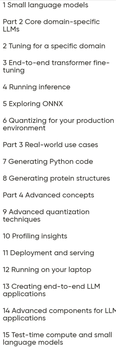 Domain-Specific Small Language Models, Video Edition Content