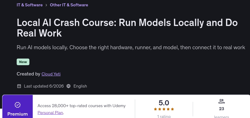 Local AI Crash Course_ Run Models Locally and Do Real Work
