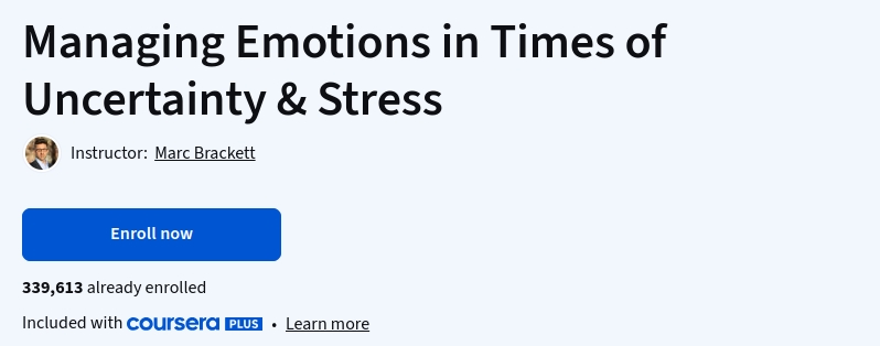 Managing Emotions in Times of Uncertainty & Stress