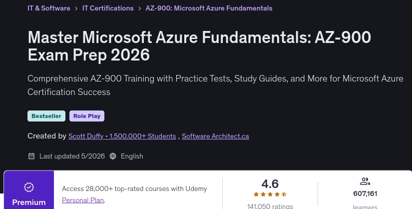 Master Microsoft Azure Fundamentals_ AZ-900 Exam Prep 2026
