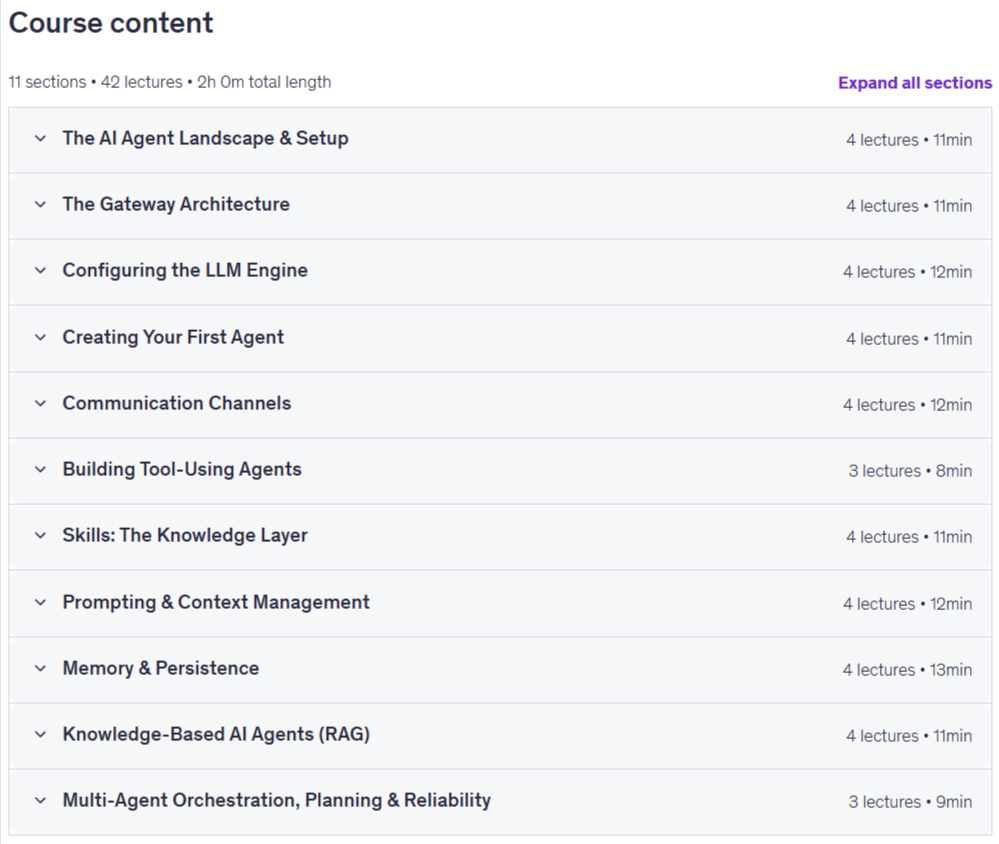 Master OpenClaw and Build Powerful AI Agents Content