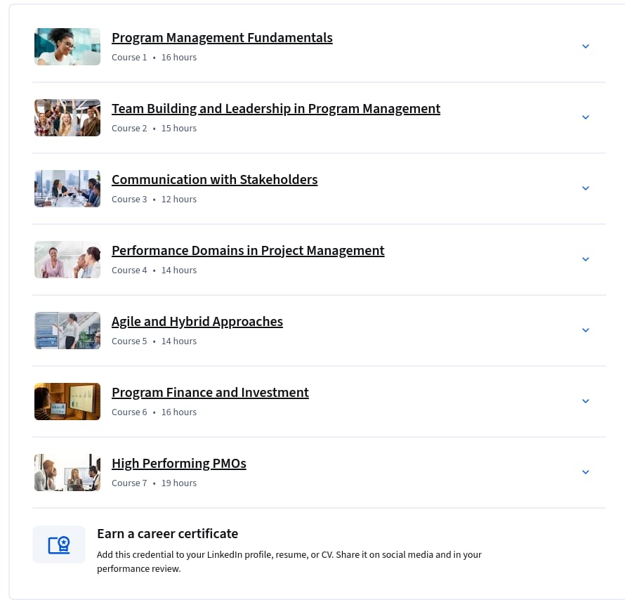 Microsoft Program Management Professional Certificate