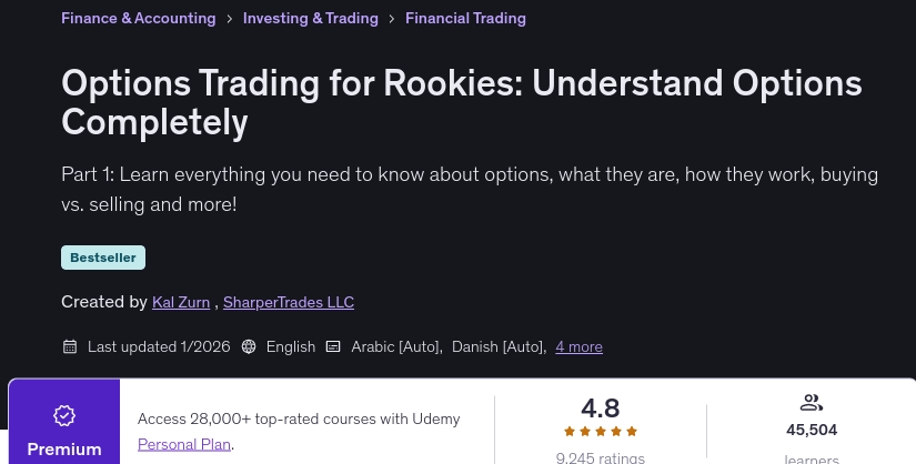 Options Trading for Rookies_ Understand Options Completely