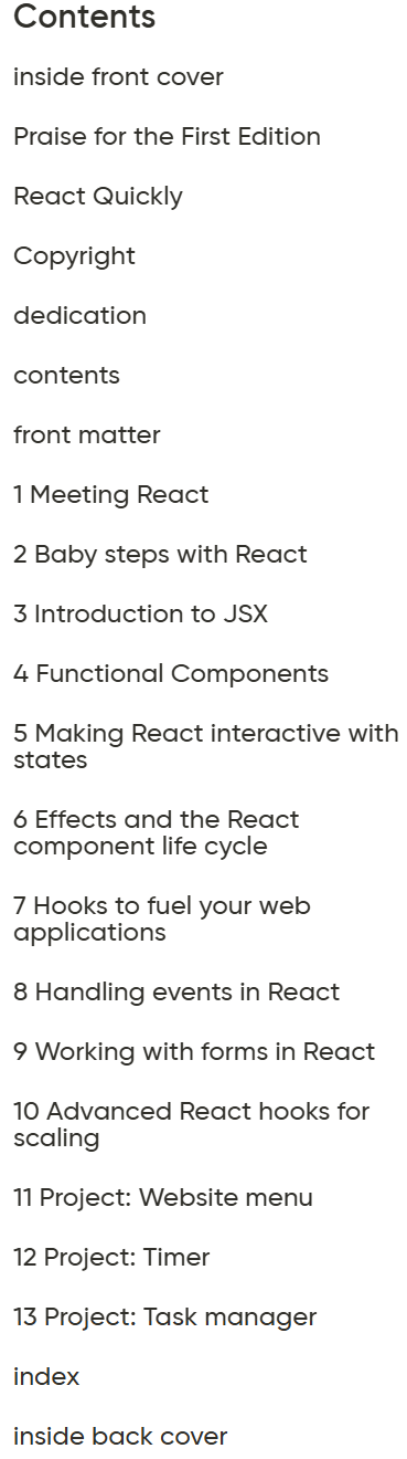 React Quickly, Second Edition, Video Edition Content