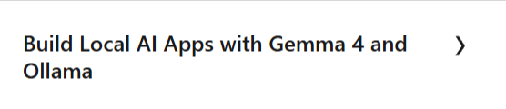 Run AI Locally with Gemma and Content Ollama: Build Your First App