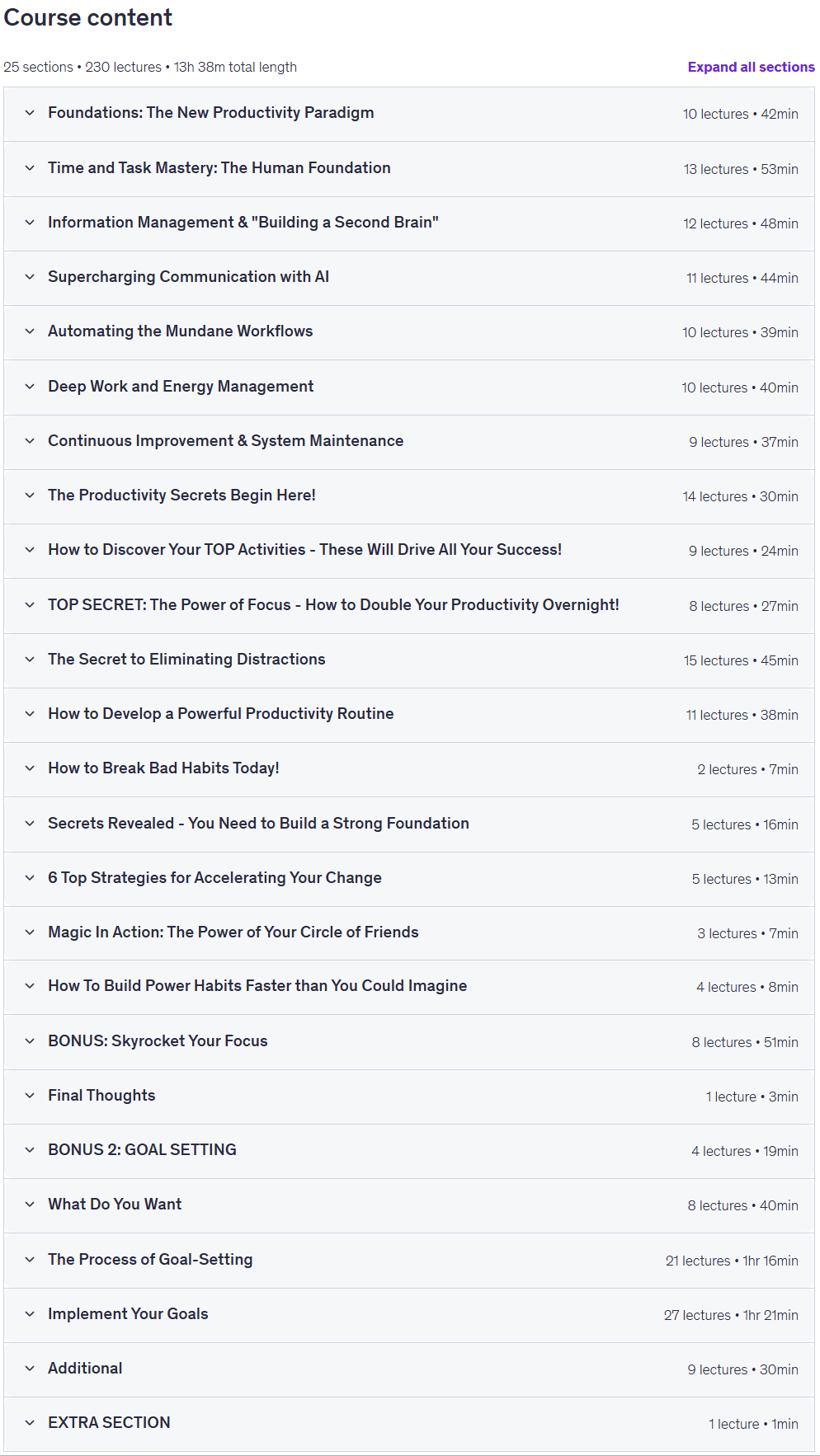  SUPERHUMAN 10X Productivity with AI: 75 Time Management Tips Content