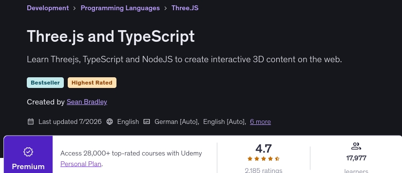 Three.js and TypeScript