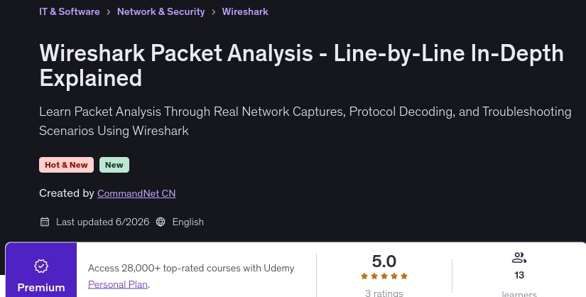Wireshark Packet Analysis - Line-by-Line In-Depth Explained