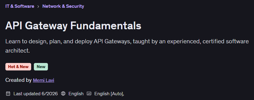 API Gateway Fundamentals