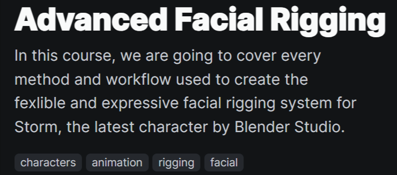 Advanced Facial Rigging