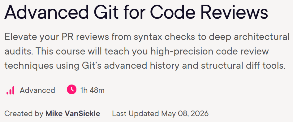 Advanced Git for Code Reviews